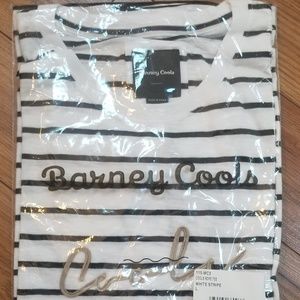 ‼SOLD‼Barney Cools "Lace logo" Strip T-Shirt
